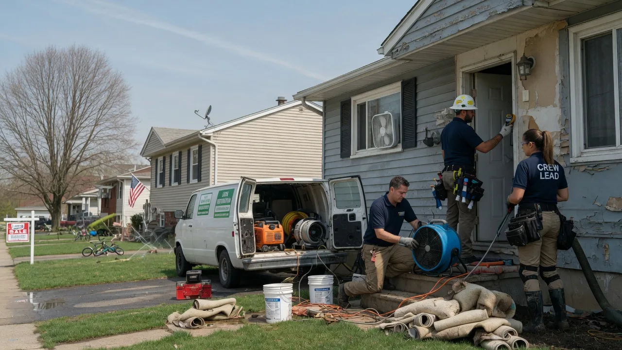 Flood Cleanup in Montvale, NJ near me